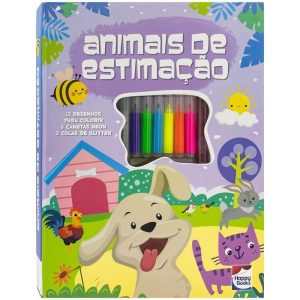 MEU ADORÁVEL SUPERLIVRO DE COLORIR: ANIMAIS DE EST - HAPPY BOOKS