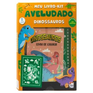 MEU LIVRO AVELUDADO: DINOSSAUROS - HAPPY BOOKS