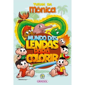 TURMA DA MÔNICA - MUNDO DAS LENDAS PARA COLORIR - GIRASSOL