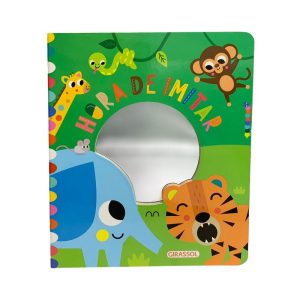 HORA DE IMITAR! - LIVRO CARTONADO COM ESPELHINHO - GIRASSOL