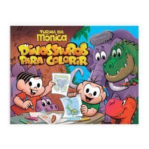 Turma da mônica - dinossauros para colorir - GIRASSOL