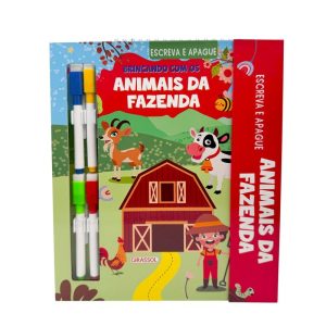 ESCREVA E APAGUE: BRINCANDO COM OS ANIMAIS DA FAZE - GIRASSOL
