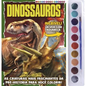 DINOSSAUROS - LIVRO PARA PINTAR - ON LINE EDITORA