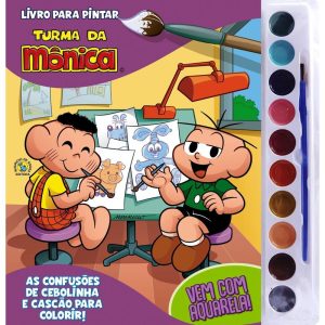 TURMA DA MÔNICA LIVRO PARA PINTAR COM AQUARELA: CE - ON LINE EDITORA