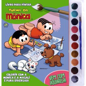 TURMA DA MÔNICA LIVRO PARA PINTAR COM AQUARELA: MÔ - ON LINE EDITORA