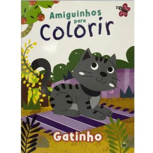 AMIGUINHOS PARA COLORIR: GATINHO - BRASILEITURA