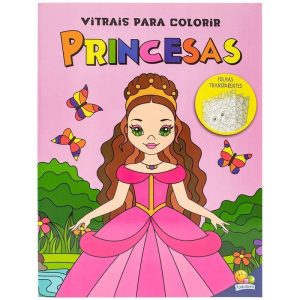 Vitrais para Colorir: Princesas - TODOLIVRO