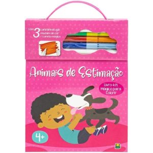 LIVRO MÁGICO PARA COLORIR: ANIMAIS DE ESTIMAÇÃO - BRASILEITURA