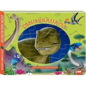 DINOSSAUROS - LIVRO QUEBRA CABEÇA - VALE DAS LETRAS