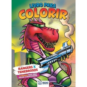 LIVRO PARA COLORIR JORNADA DO HERÓI - RANGERS X TE - BICHO ESPERTO DISTRIBUIDORA DE