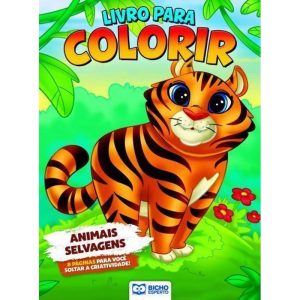 LIVRO PARA COLORIR ANIMAIS DA FLORESTA - ANIMAIS S - BICHO ESPERTO DISTRIBUIDORA DE