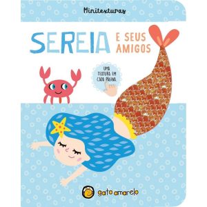 Minitexturas: sereia e seus amigos - GATO AMARELO