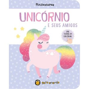 Minitexturas: Unicórnio e seus Amigos - GATO AMARELO