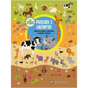 Procure e encontre: animais da fazenda, da montanh - GATO AMARELO