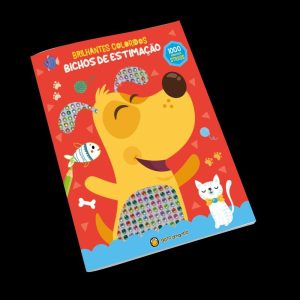 Brilhantes coloridos - bichos de estimação - GATO AMARELO