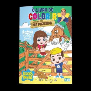 O LIVRO DE COLORIR LUCCAS E GI NA FAZENDA - PIXEL
