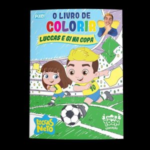 O LIVRO DE COLORIR LUCCAS E GI NA COPA - PIXEL