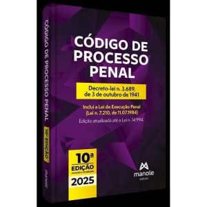 CÓDIGO DE PROCESSO PENAL: DECRETO-LEI N. 3.689, DE - MANOLE JURIDICO