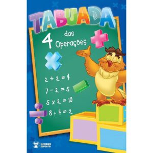 TABUADA DAS 4 OPERACOES COM 8 LIVROS - BICHO ESPERTO DISTRIBUIDORA DE
