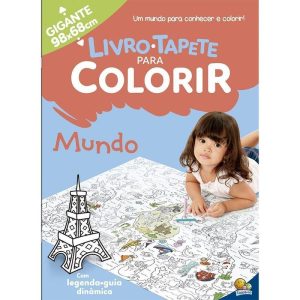 LIVRO-TAPETE PARA COLORIR: MUNDO - BRASILEITURA