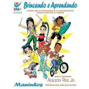 Brincando e aprendendo: livro de atividade e ilust - EDITORA VIDA