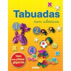 Tabuadas com adesivos - GIRASSOL