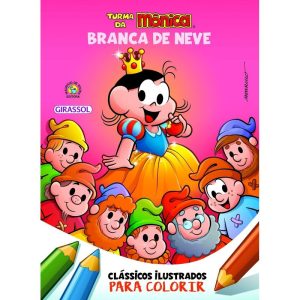 TURMA DA MÔNICA CLÁSSICOS ILUSTRADOS PARA COLORIR  - GIRASSOL