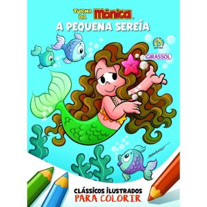 TURMA DA MÔNICA CLÁSSICOS ILUSTRADOS PARA COLORIR  - GIRASSOL