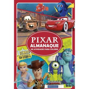 DISNEY PIXAR ALMANAQUE DE ATIVIDADES PARA COLORIR - ON LINE EDITORA