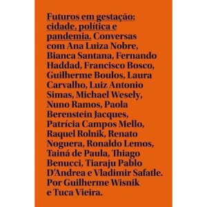FUTUROS EM GESTAÇÃO: CIDADE, POLÍTICA E PANDEMIA - WMF MARTINS FONTES