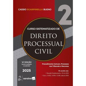 CURSO SISTEMATIZADO DE DIREITO PROCESSUAL CIVIL -  - SARAIVAJUR