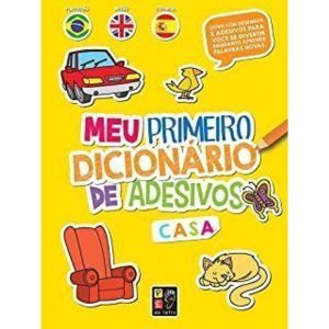 MEU PRIMEIRO DIC DE ADESIVOS CASA - PE DA LETRA EDITORA
