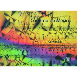 CADERNO DE MÚSICA - 6 PAUTAS - EDITORA IRMAOS VITALE
