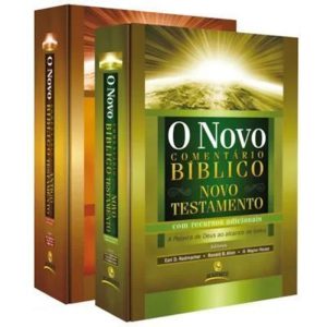O NOVO COMENTÁRIO BÍBLICO AT E NT - 2 VOLUMES - EDITORA CENTRAL GOSPEL