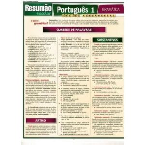 PORTUGUES 1 - GRAMATICA - 1ª - BARROS, FISCHER & ASSOCIADOS