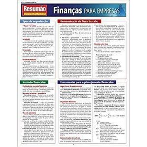 FINANCAS PARA EMPRESAS - COL. RESUMAO ADMINISTRACA - BARROS, FISCHER & ASSOCIADOS
