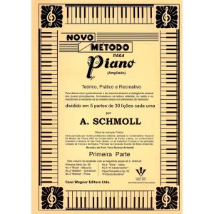 NOVO MÉTODO PARA PIANO - 1ª PARTE: TEÓRICO PRÁTICO - EDITORA IRMAOS VITALE