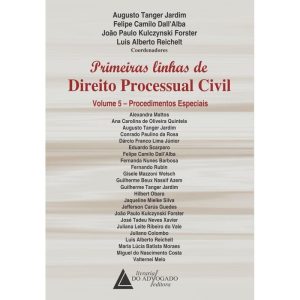 PRIMEIRAS LINHAS DE DIREITO PROCESSUAL CIVIL - LIVRARIA DO ADVOGADO