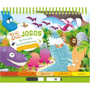 32 JOGOS NO MUNDO DOS DINOSSAUROS - AUZOU