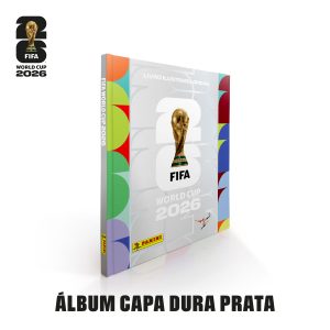 COPA DO MUNDO DA FIFA 2026T ÁLBUM DE FIGURINHAS CAPA DURA PRATA FIFA WORLD CUP 2026T