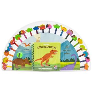 UM LIVRO-KIT DIVERTIDO! DESENHE OS DINOSSAUROS - HAPPY BOOKS