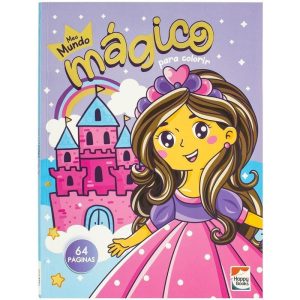 VIVA AS CORES! LIVRO DE COLORIR: MEU MUNDO MÁGICO PARA COLORIR - HAPPY BOOKS