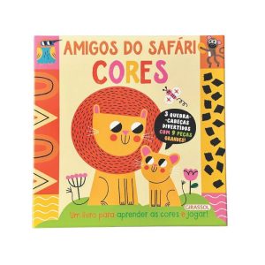 QUEBRA-CABEÇA EM AÇÃO: AMIGOS DO SAFÁRI - CORES - GIRASSOL
