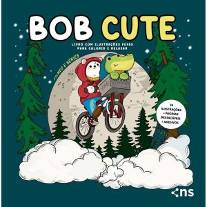 BOB CUTE - FILMES E SÉRIES - LIVRO COM ILUSTRAÇÕES FOFAS E ORIGINAIS PARA PINTAR, PÁGINAS DESTACÁVEIS E ACOMPANHA UMA CARTELA DE ADESIVO - PAPEL 180GR - NOVO SÉCULO