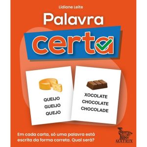 PALAVRA CERTA: EM CADA CARTA, SÓ UMA PALAVRA ESTÁ ESCRITA DE MANEIRA CORRETA. QUAL SERÁ? - MATRIX