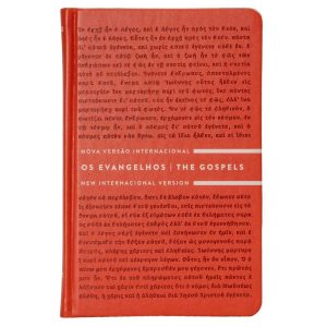 OS EVANGELHOS NVI/NIV, EDIÇÃO BILÍNGUE, PORTUGUÊS/INGLÊS, LETRAS DE JESUS EM AZUL, CAPA DURA - THOMAS NELSON BRASIL