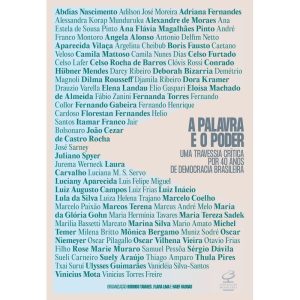 A PALAVRA E O PODER: UMA TRAVESSIA CRÍTICA POR 40 ANOS DE DEMOCRACIA BRASILEIRA - CIVILIZAÇÃO BRASILEIRA