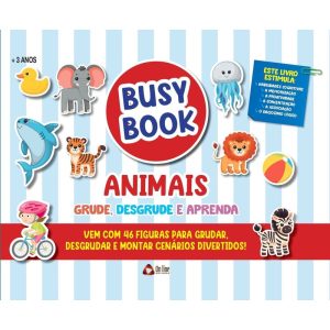 BUSY BOOK ANIMAIS GRUDE, DESGRUDE E APRENDA - ON LINE EDITORA