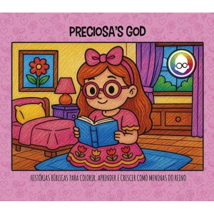 PRECIOSAS GOD: HISTÓRIAS BÍBLICAS PARA COLORIR - LION EDITORA