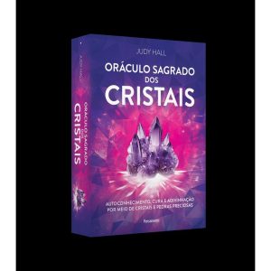 Oráculo sagrado dos cristais - Caixa com livro + 50 cartas: Autoconhecimento, cura e adivinhação por meio de cristais e pedras preciosas - PENSAMENTO